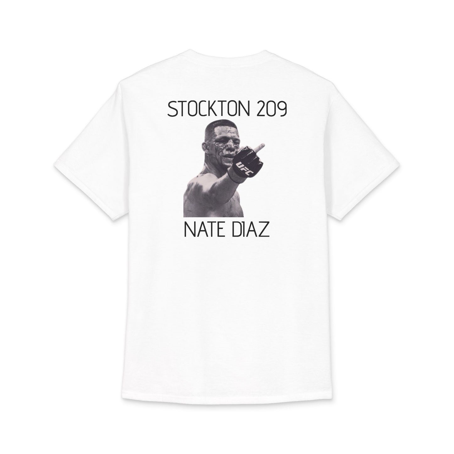 Nate Diaz Stockton 209 Tee — Graphic Cotton T‑Shirt