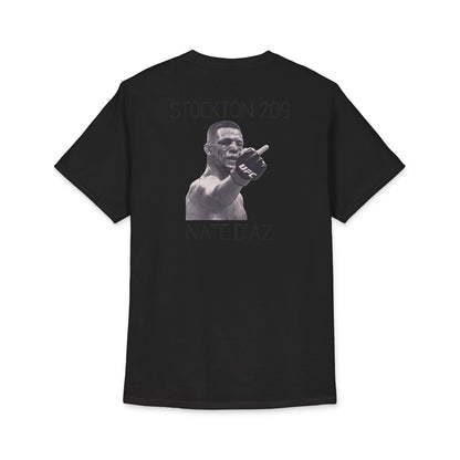Nate Diaz Stockton 209 Tee — Graphic Cotton T‑Shirt