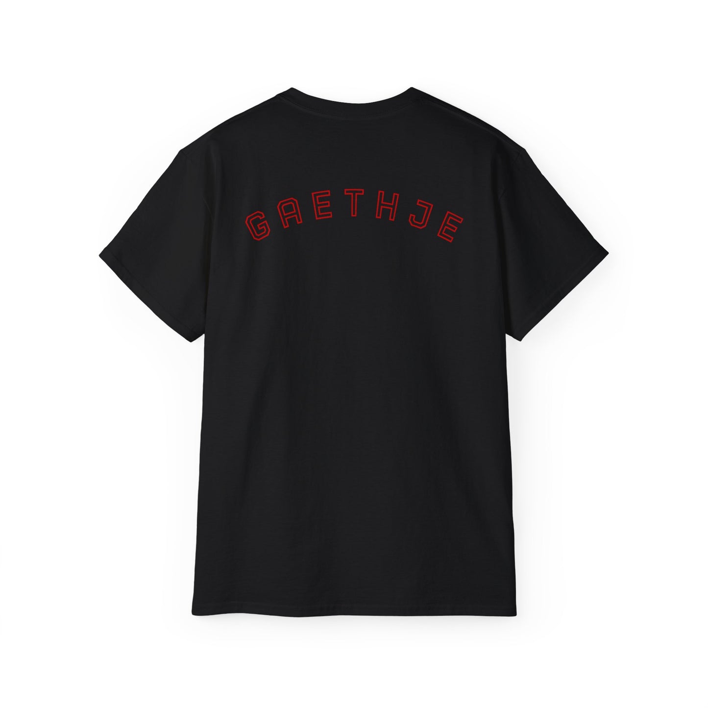 Graphic Tee — GAETHJE Back-Print Cotton T-Shirt