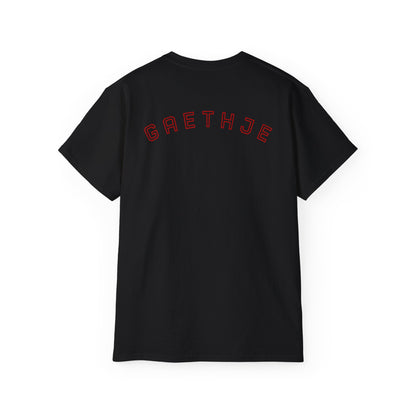 Graphic Tee — GAETHJE Back-Print Cotton T-Shirt
