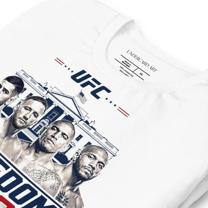 UFC Freedom 250 Graphic T Shirt Men MMA Fight Event Cotton Short Sleeve Sports Fan Casual Oversized Streetwear Tee Tops